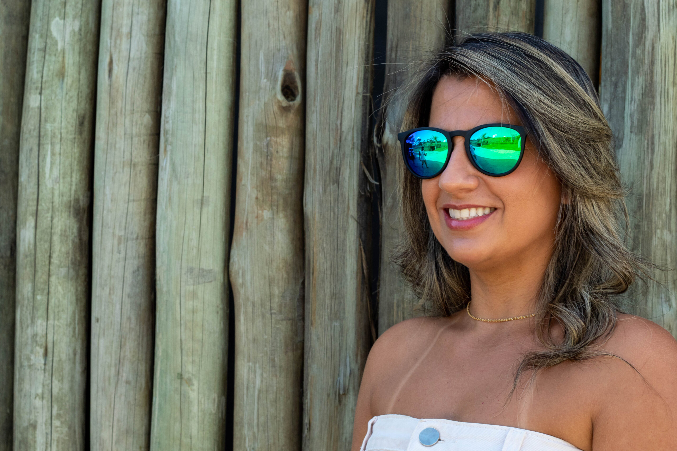 Óculos de Sol Ipanema Preto c/ Camaleão Espelhado (Unissex) - Image 2