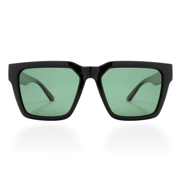 Óculos de Sol Praça do Pôr do Sol Preto c/ Verde G15 (Unissex) - Image 2
