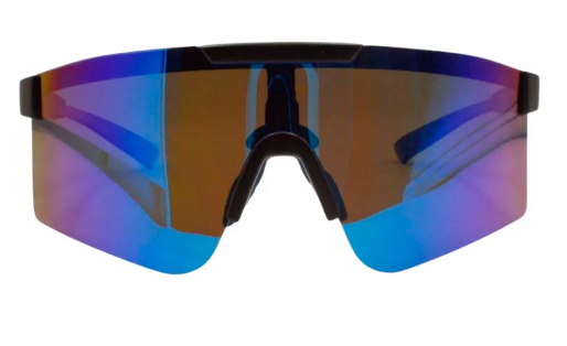 Óculos de Sol Esportivo Porto de Galinhas Preto c/ Azul - Image 4